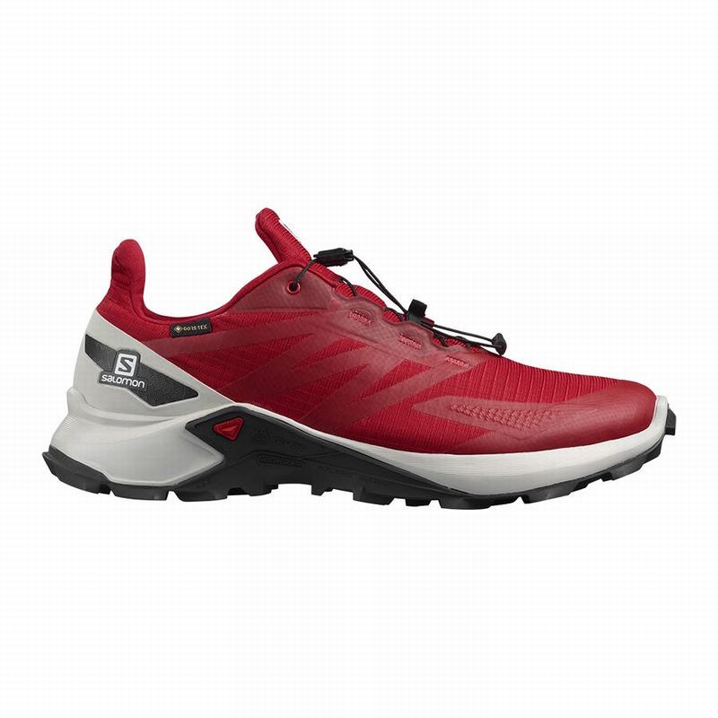 Salomon SUPERCROSS BLAST GTX Zapatillas Trail Running Hombre - Rojas - Colombia (69381-FNXR)